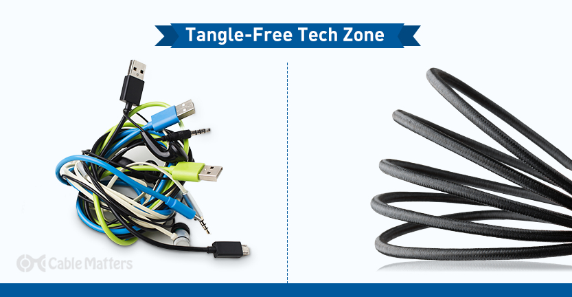 Cable Matters Tangle-Free Tech Zone